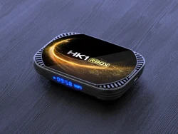 2022 New Design HK1 RBOX-X4S Amlogic S905X4 Dual WIFI android 11 4gb 64gb Quad Core 8K Support 10/100M tv box HK1