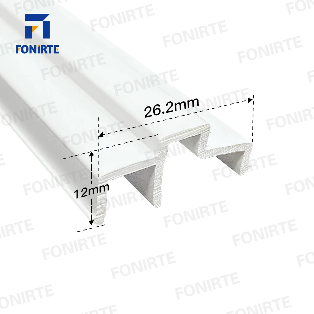 American style Fonirte Lead free pvc profil extruded plastic profile to make Hung Tilt window