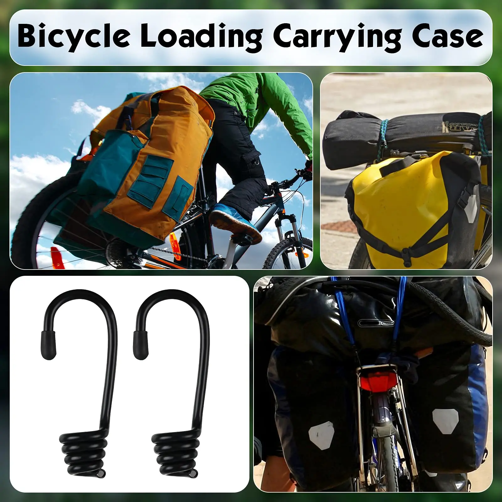 Strapping Tape Luggage Rope Expander Metal Canopy  Trunk Stretch Spring Hook