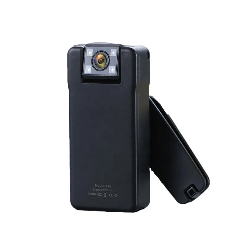 A50 1080P WIFI Camera 150 Degrees Wide Angle Rotation Lens Body Cam Infrared Night Vision KOMERY