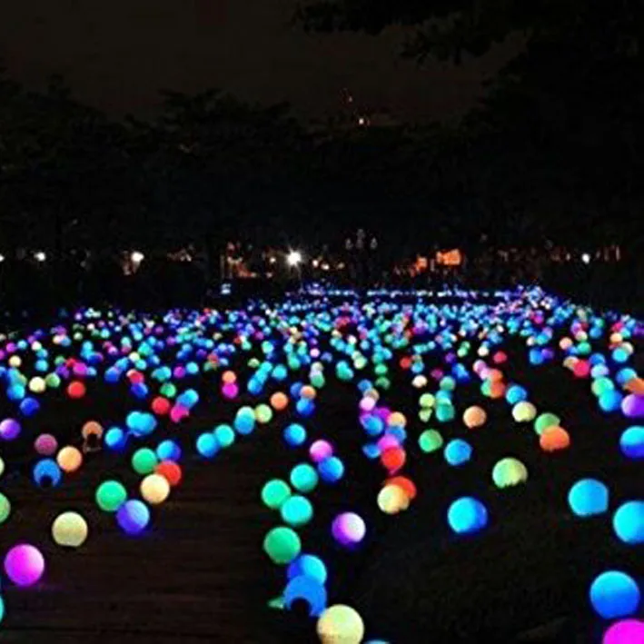 Floating Pool Lights Battery Operated LED Ball with Remote Control 16 RGB Colors Orb Lamp for Swimming Pools Party Decoration