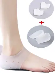 New Invisible Height Increase Insole Unisex Heel Pad Silicone Insole Foot Massage Orthopedic Arch Support Insoles for Shoes