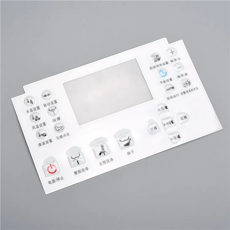OEM custom logo push button membrane switch membrane switch sticker waterproof membrane switch