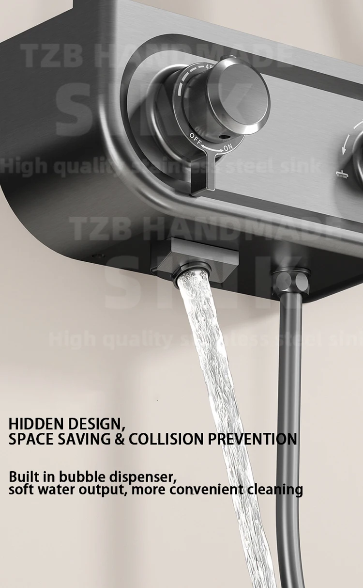 Rotary Top Spray Hot Cold Water Wall-mounted Mixer Shower Faucet 3 in 1 Room Bathroom Showers Set With Water Fall