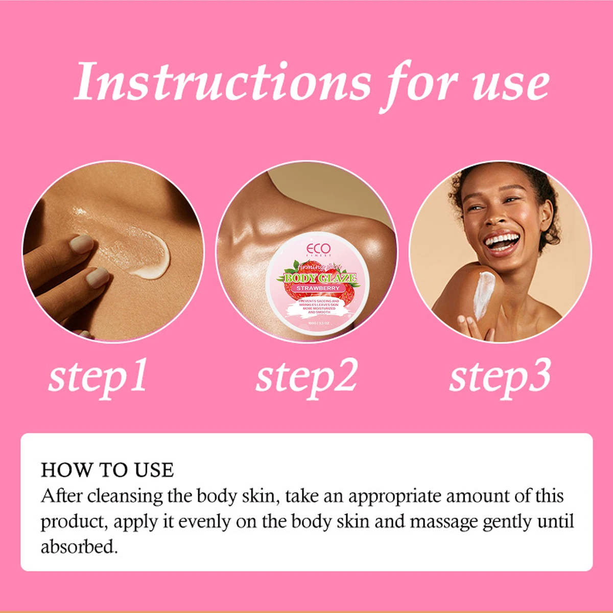 Deeply Hydrating, Non-Greasy Strawberry Body Glaze Body Butter for Women with Mesmerizing Fragrance -281475