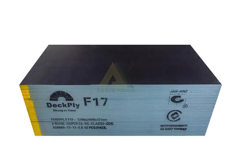 ARSERPLEX Premium Two Hot Press High Quality Black and Brown Marine Plywood Construction Plywood
