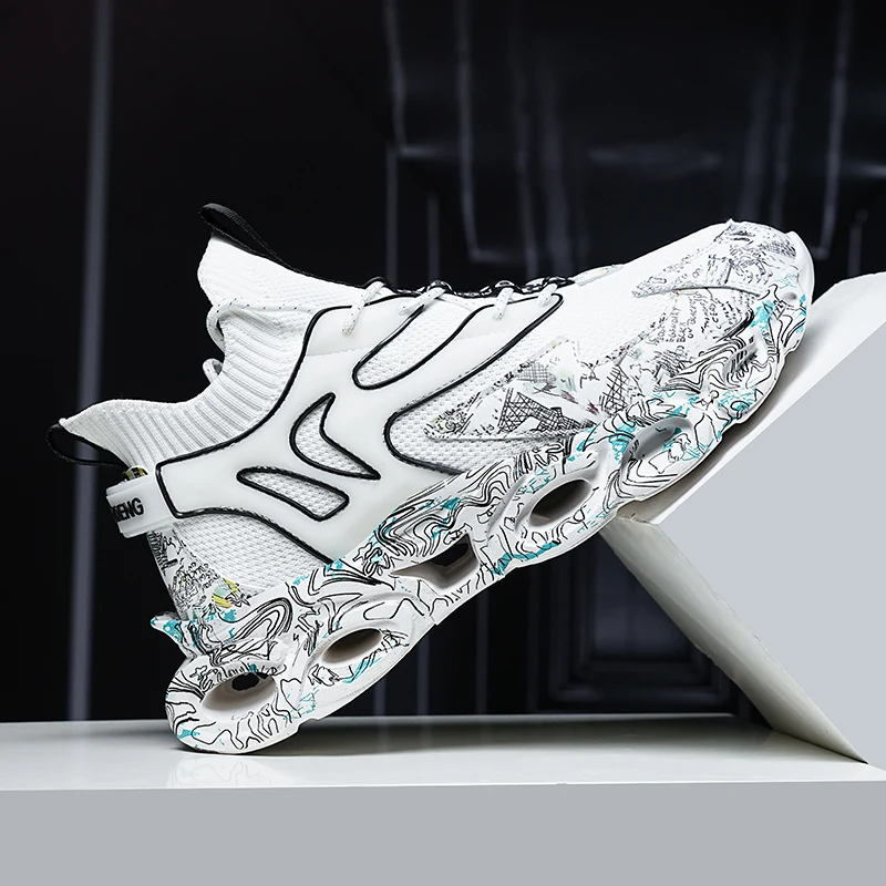 2023 New Fashion Men Sport Tennis Shoes Breathable Running Sneakers Men Casual Walking Shoes Platform Athletic Sneakers Footwear