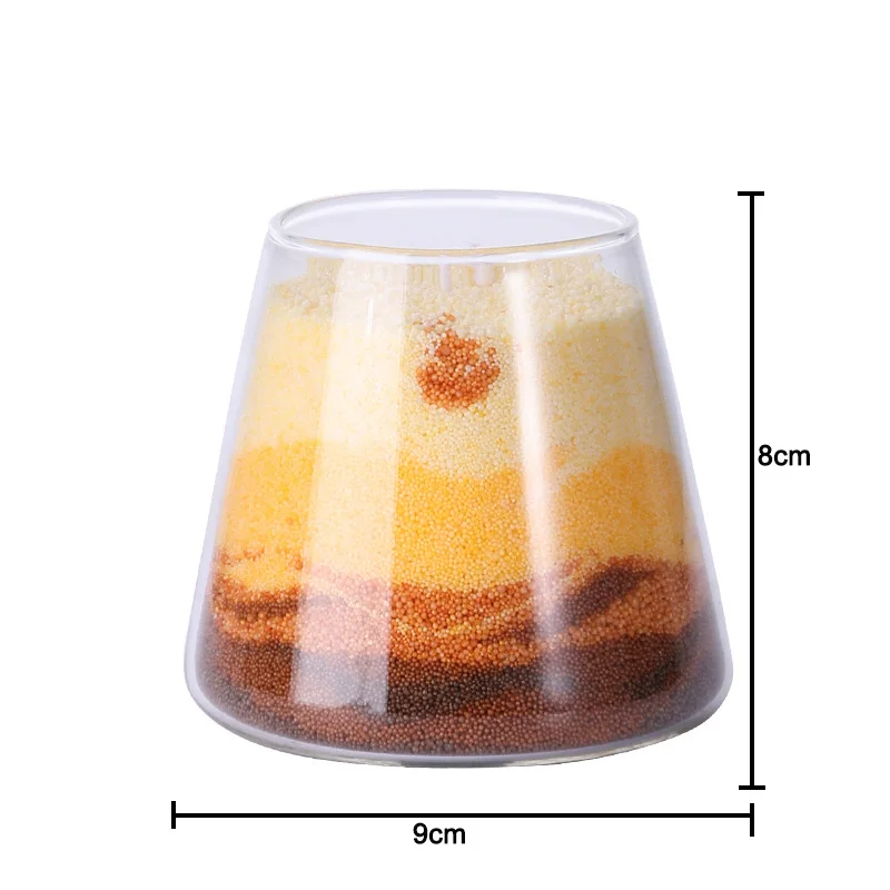 Colorful Paraffin Wax Sand Painting Candle Making Kit with Glass Holder for Fun Family Craft Activities