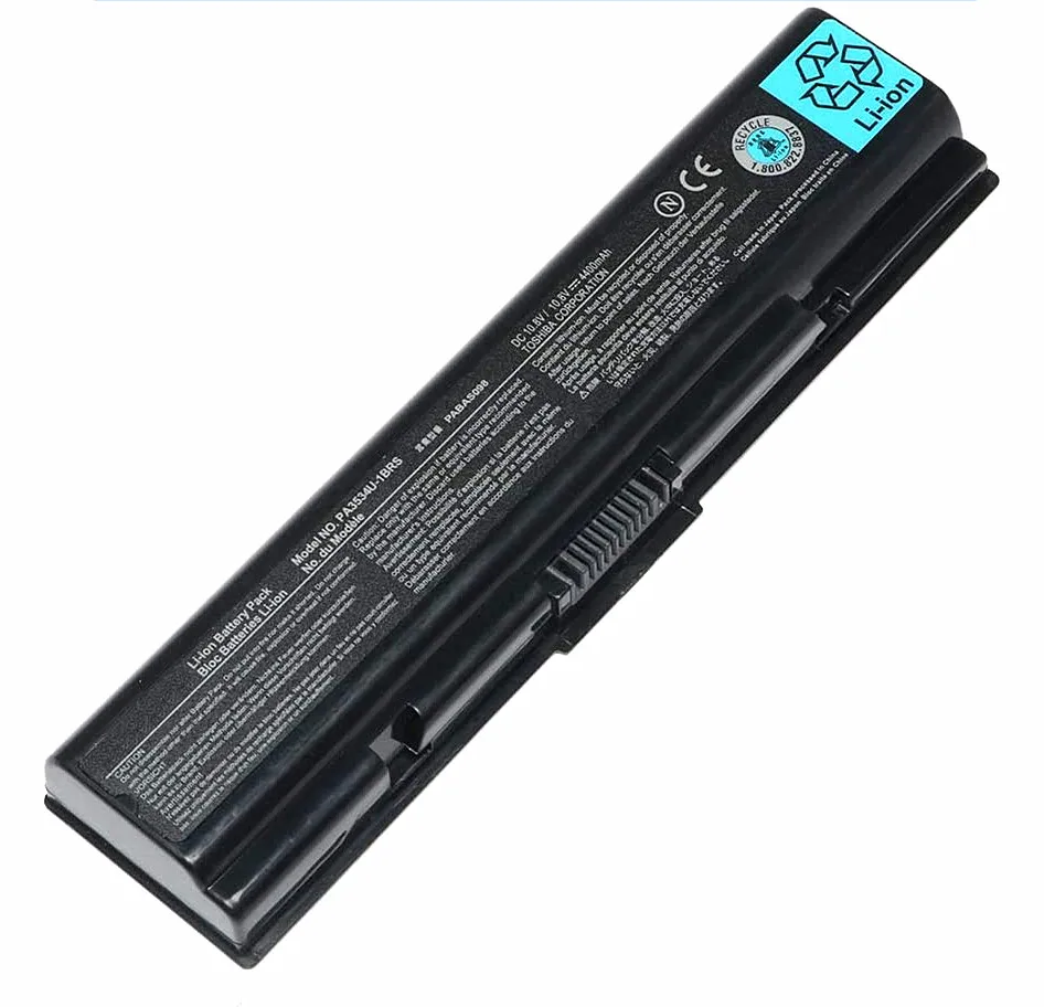msds laptop battery for toshiba pa3534u 10.8V 4400mah for Satellite A200 L305 M200 L305 notebook batteries PA3535U PA3534U-1BRS
