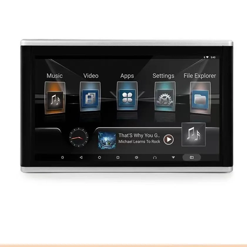 13.3 Inch IPS Touch Screen Android 9 11 Car DVD Player 1920*1080 Universal Rear Seat Entertainment Headrest Monitor