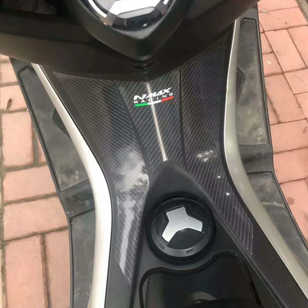 Модифицированная мотоциклетная наклейка nmax155 для топливного бака на бензобак 3D из углеродного волокна и смолы подходит yamaha