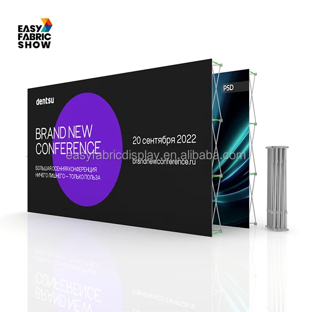 Popular Business Advertising Pop Up Stand Trade Show Promotional Pop Up Display for Exhibition Events