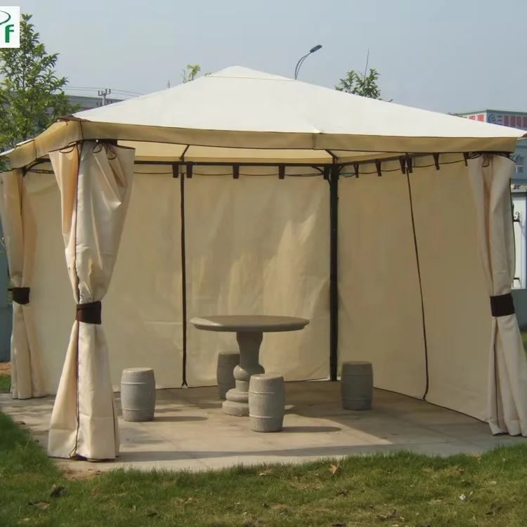Motorized Garden Outdoor Pavilion Canopy Gazebo Steel Frame Aluminum Optional Screen Accessories Balcony Use