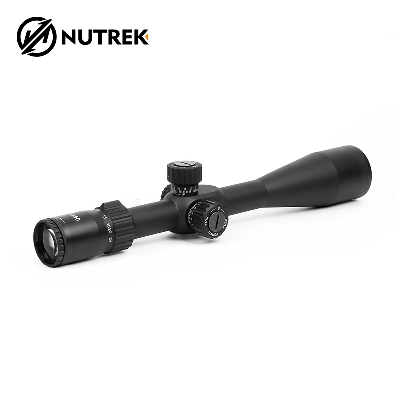 NUTREK OPTICS ADVENTURER SERIES 6-24x50 Scope FFP One Tube Cross Dot Reticle Optical Sight Hunting Scope