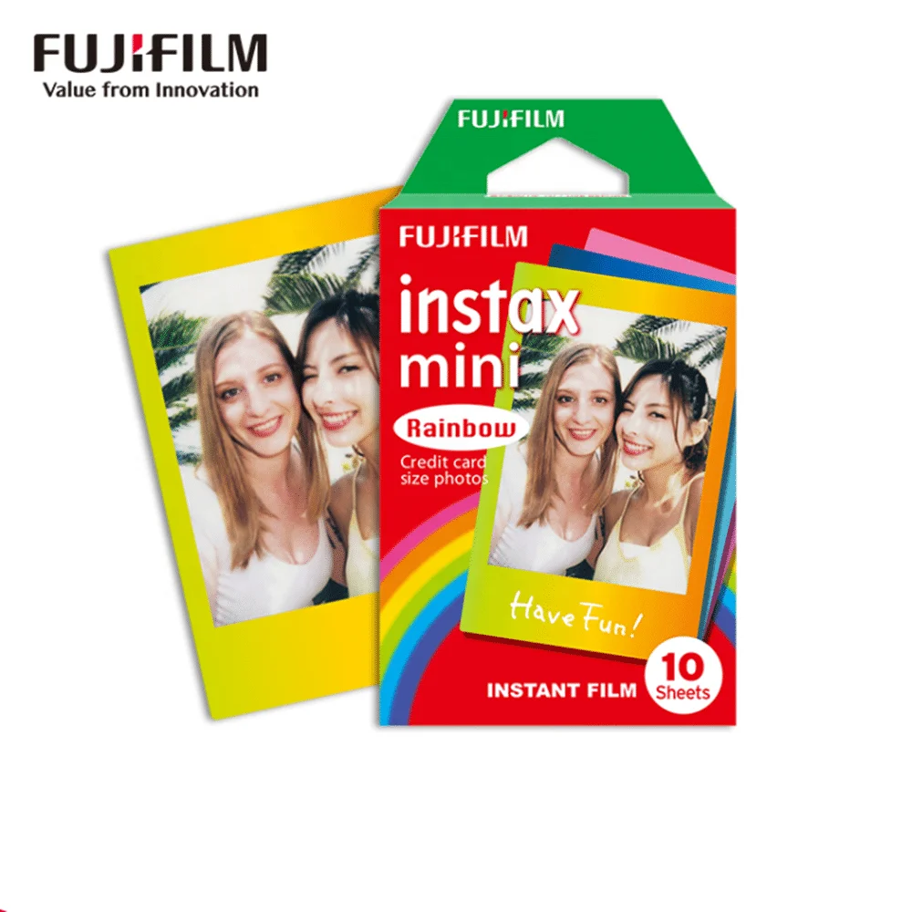Пленка Instax Mini Радужная для камеры Mini 7s/Mini 8/Mini 9/Mini 11/Mini 25/Mini 50s/Mini 90 Fujifilm