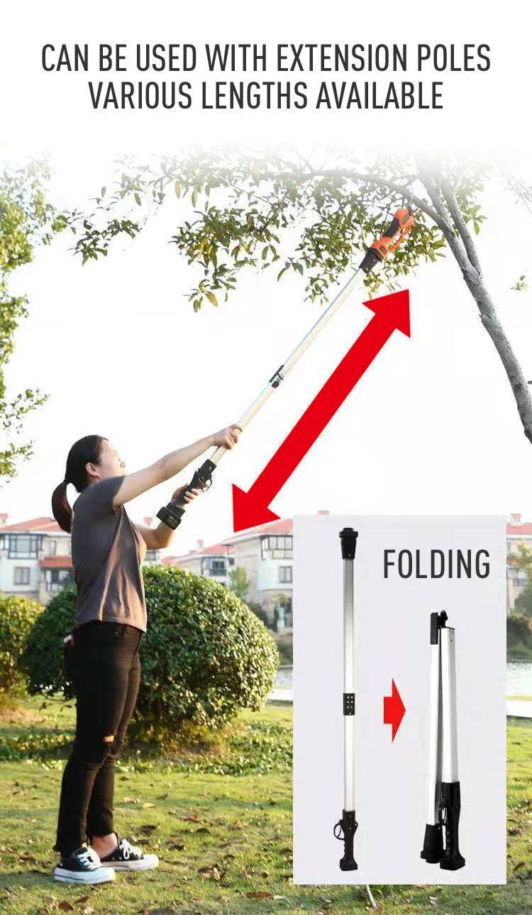 Cordless Electric Pruning Shears with LED Display Screen- Professional Tree Branch Pruner with 2Ah Lithium Battery Powered 25V