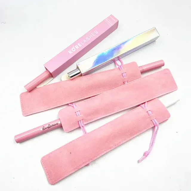 Wholesale Waterproof Fast Drying Eyelashes Liquid Liner Pen With Private Label Fashion Rhine Stone Magic Glue Adhesive Eyeliner