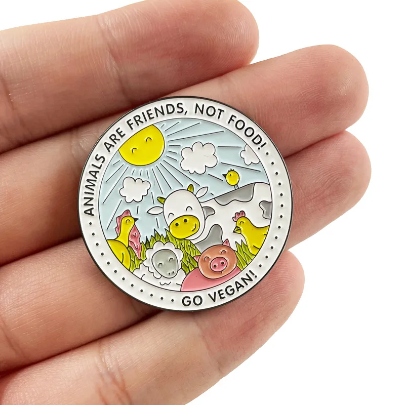 custom girl power enamel metal pin cartoon anime pin hat pins