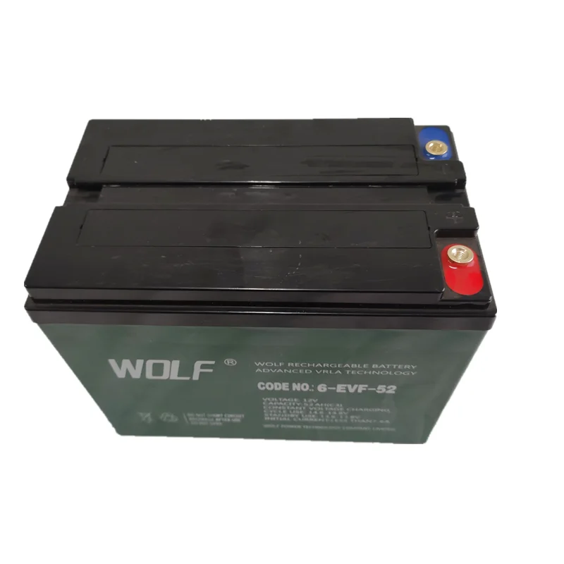 6-evf-52 высококачественные свинцово-кислотные аккумуляторы двигателя