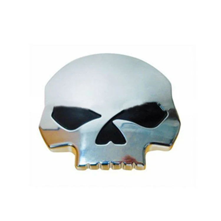 
Skull chrome ABS car badge emblem decorative chrome badge 