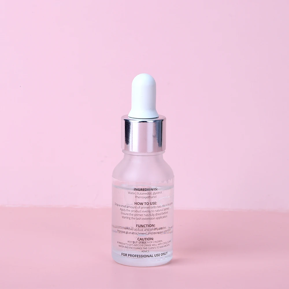 SP EYELASH Wholesale Lash Primer 15ml clean natural lash Remove oil dust increase retention Glue Primer For Eyelash Extension