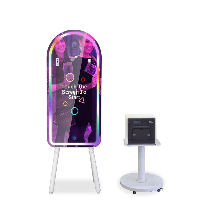 Hot Sale Hot Sale Vintage Wedding Interactive Mirror Photo Booth With Printer