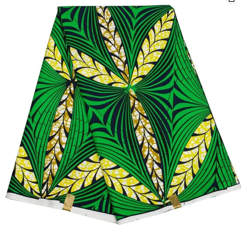 Wholesale African Wax Print Fabric Clothing Textile Material African Ankara 6 Yards Wax Prints Fabric