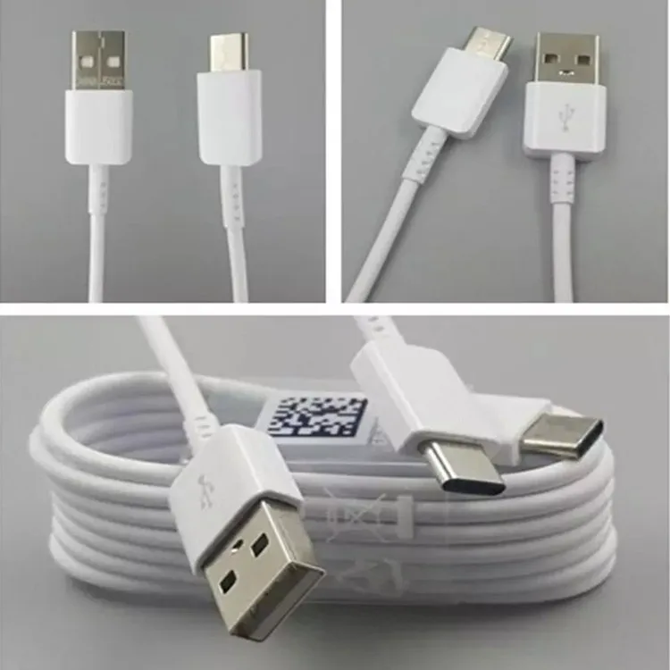 Original 1.2M Usb Type c Fast Charging cable for Samsung TYPE C Charging USB Data Cable Style For s8 s10 S20 S10 NOTE 10 Cable