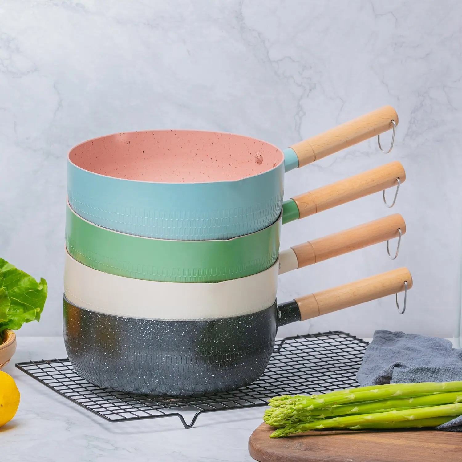 Original aluminum milk pan pot en soupe panelas de vidros soup stock pots pot de sauce