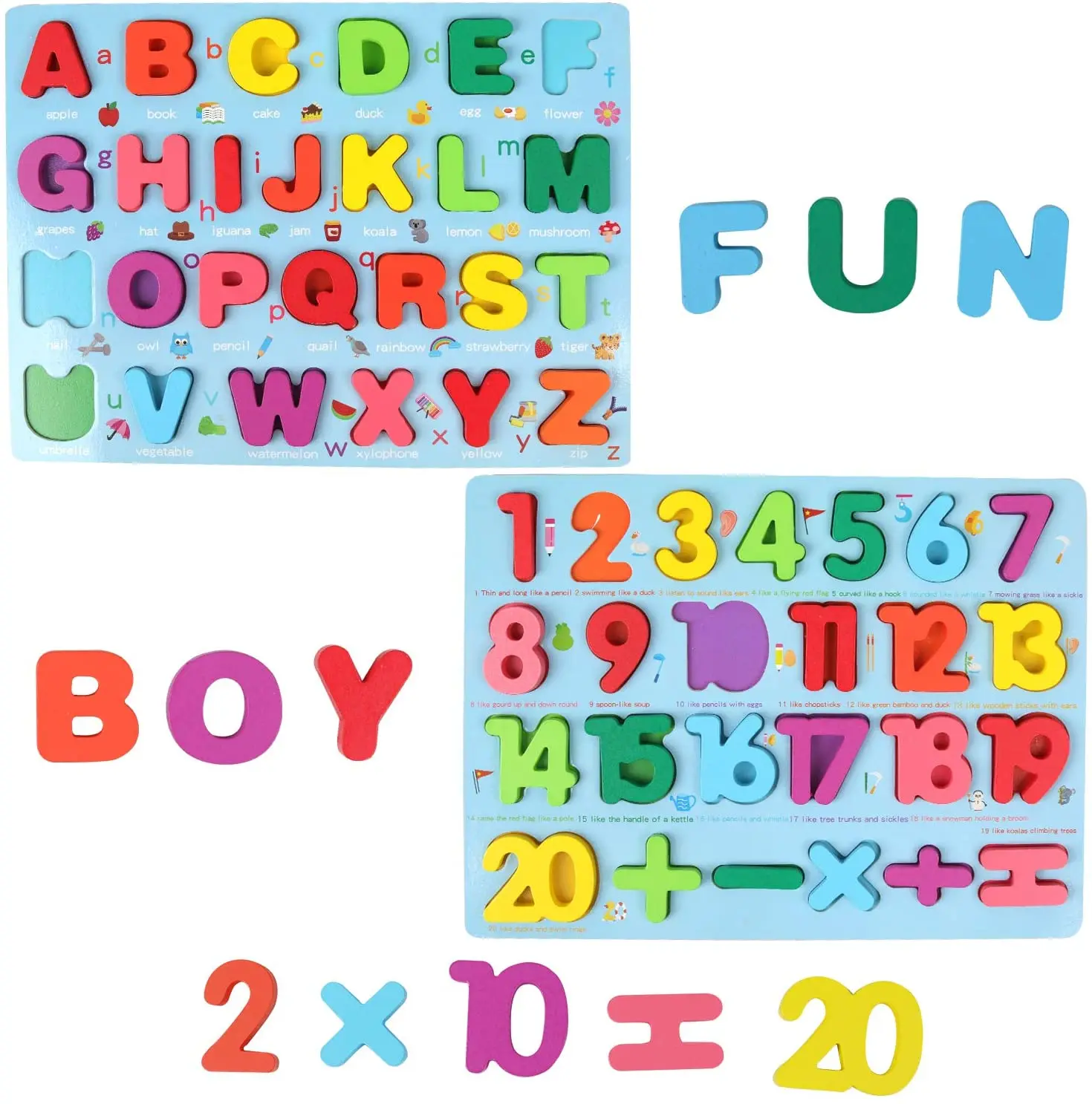 Baby Wood Puzzles Wooden Arabic Alphabet Puzzle Arabic 28 Letters Board Kids Early Learning Educational Toys for Children