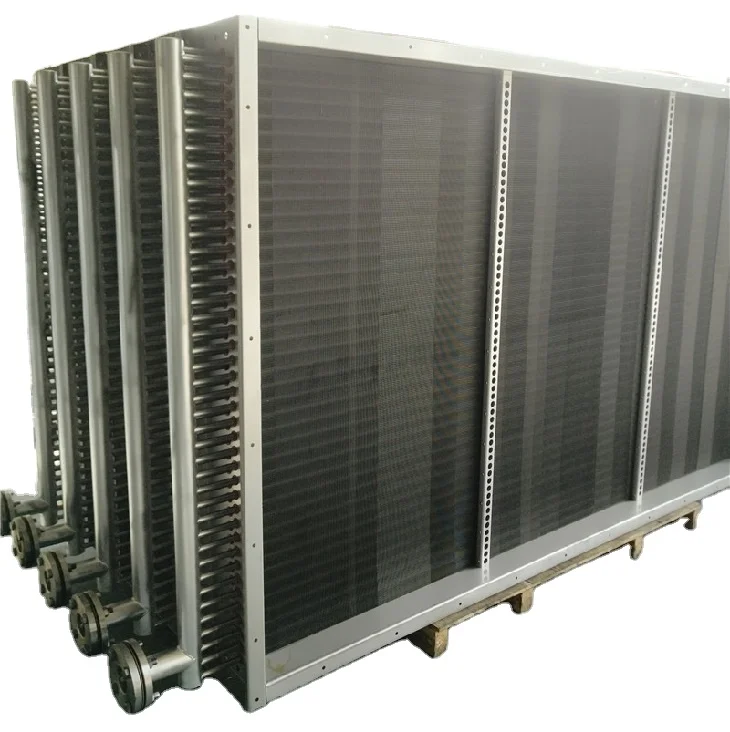 CST stainless steel tube fin air cooler evaporator condenser COIL Refrigeration cooling coils for HVAC AHU