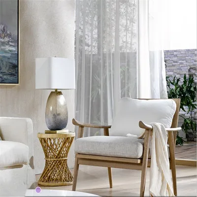 
2020 Hot sell Modern style Solid wood teak wood single armchair with cushion Velvet home furniture or outdoor armchair 