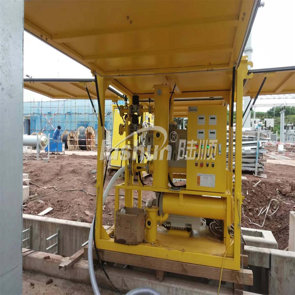 Automatically Start Oil Purifier Machine Vacuum Pump Unit Vacuum Pumping System