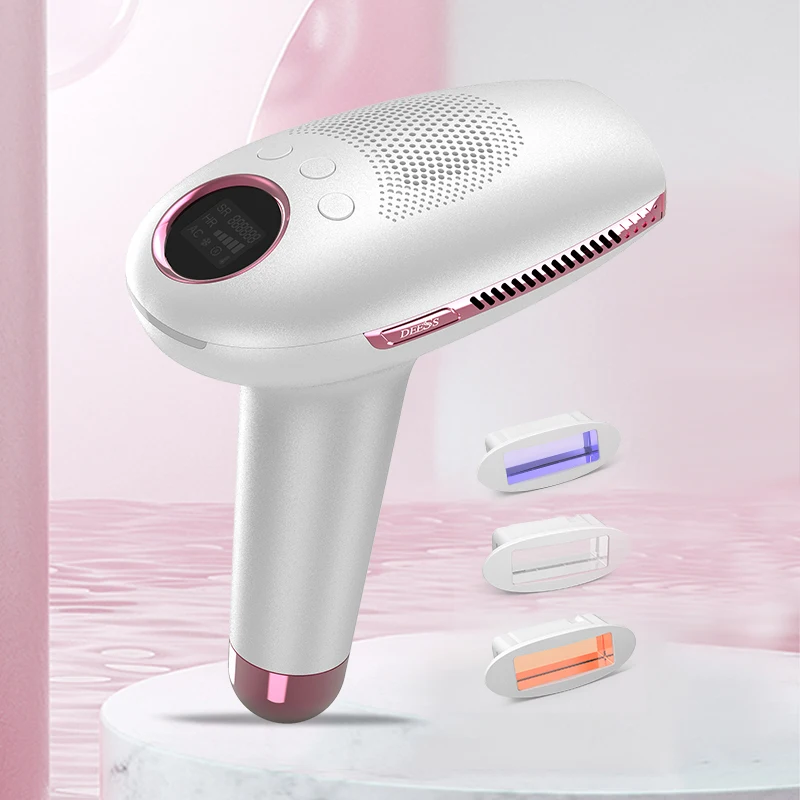 DEESS ipl laser hair removal device for women men ipl laser permanent hair removal home handle mini 3 in 1 ipl hair removal