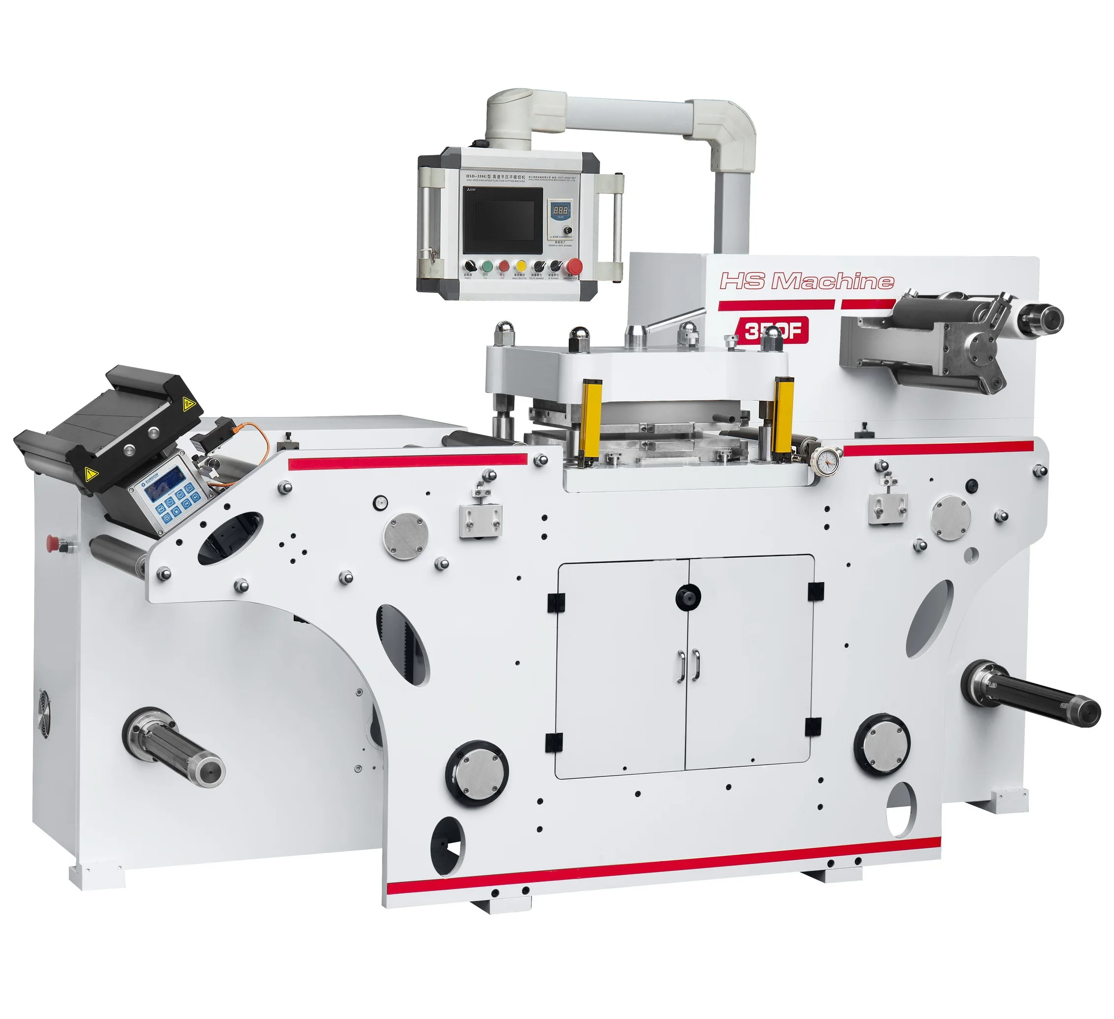 high speed servo motor printed label die cutting machine