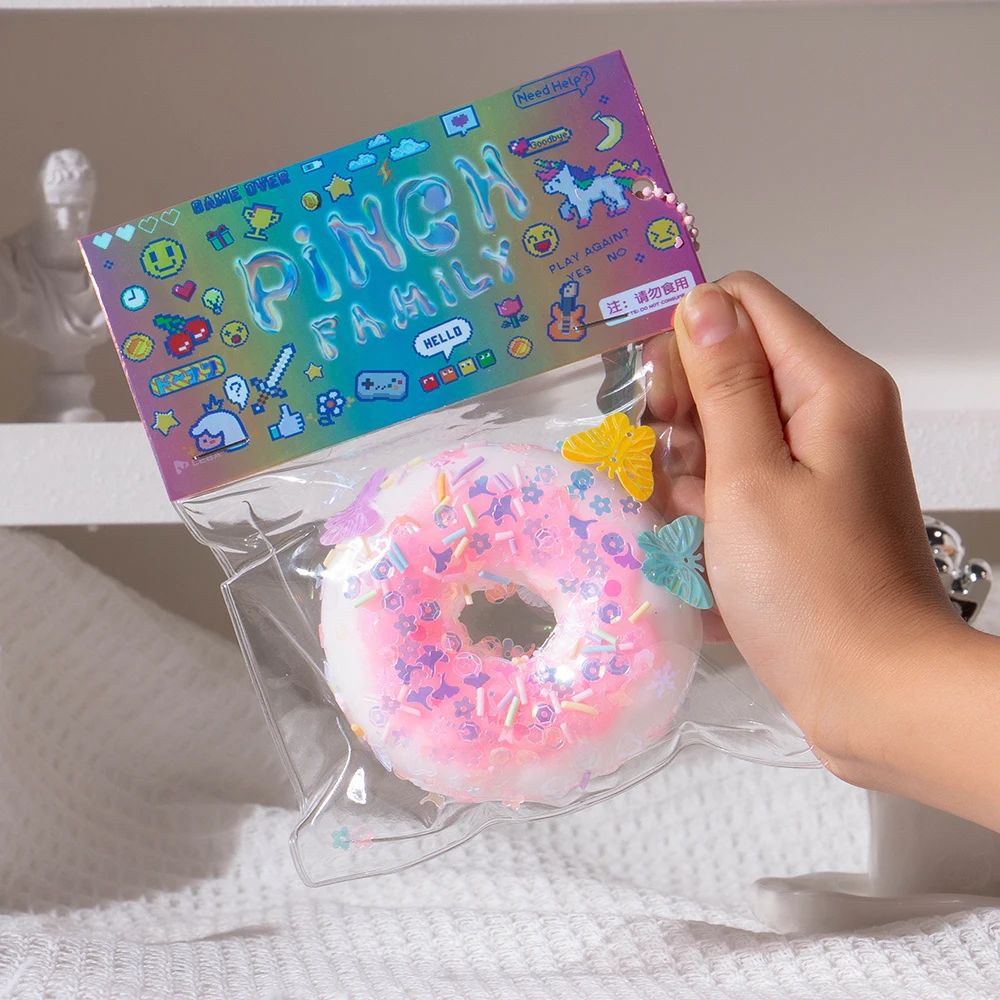 2024New silicone waffle kneading music Tiktok online celebrity same decompression toy with high face value and slow rebound feel