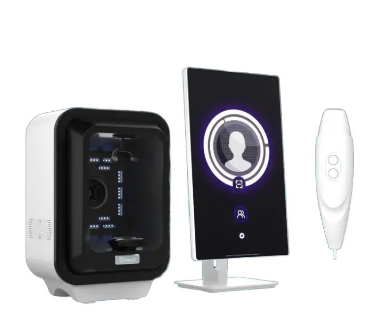 New Design Ai Intelligent Recognition 3D Smart Skin Test Scanner Analyzer Facial Skin Analysis Machine