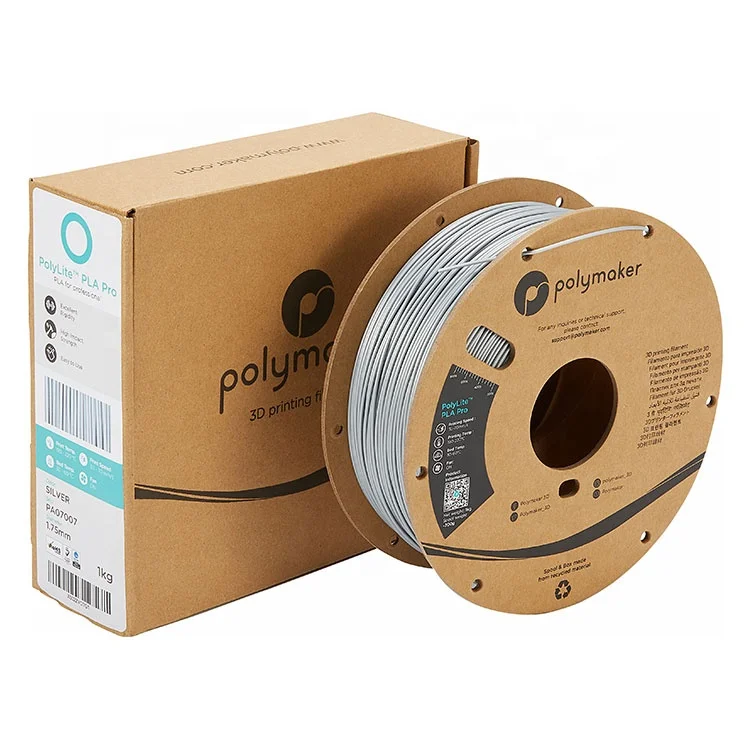 Cheap Price Custom Cardboard  Carbon Fiber Reliably 1kg / 1.75mm / 2.85mm Polymaker Polylite Pla Pro 3d Printer Filament