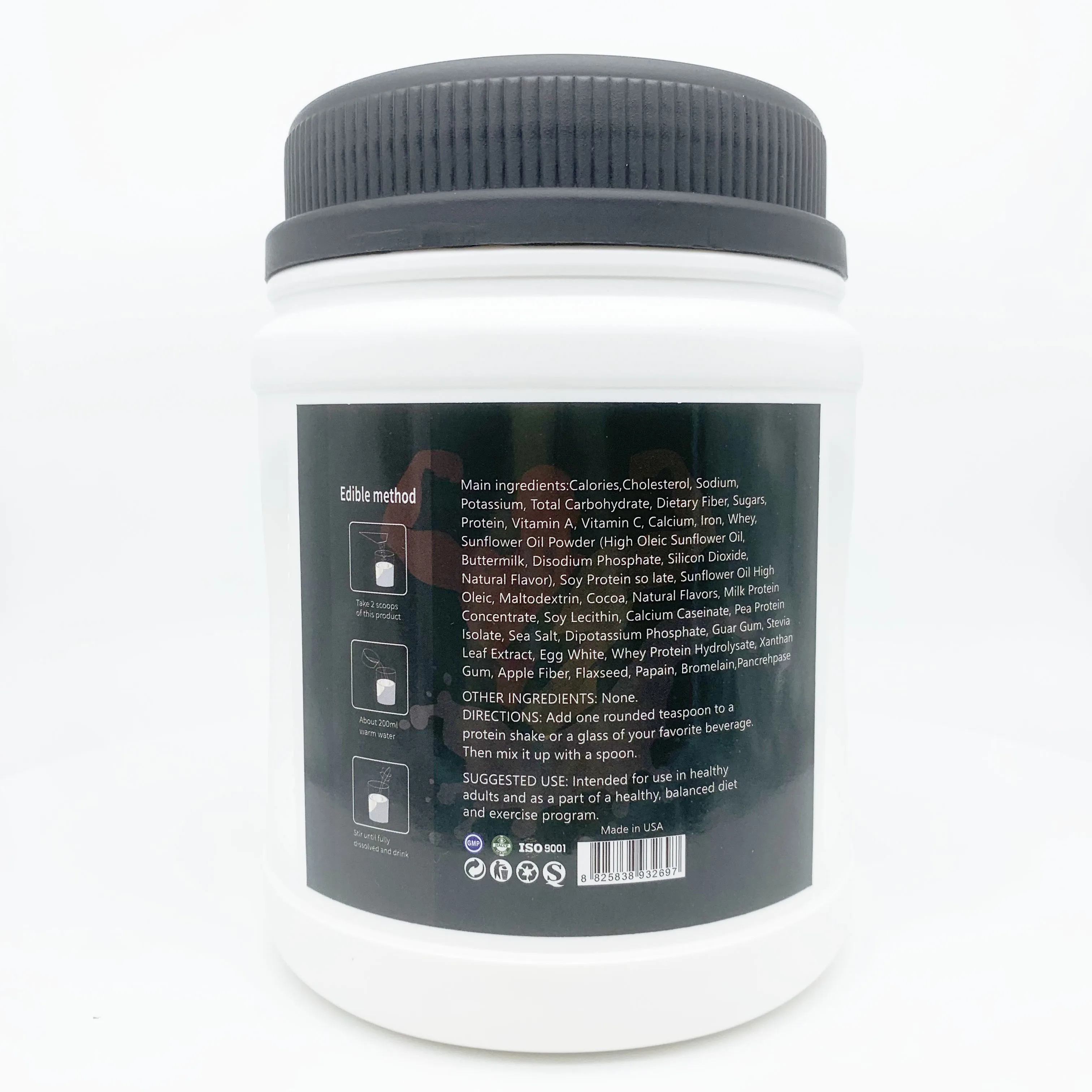 OEM/ODM higher quality protein powder to gain 518 grams weight weight gain protein powder