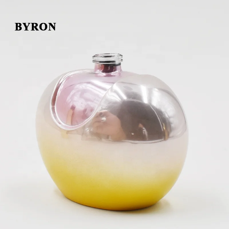 Wholesale Customize Unique Vintage  Fragrance Bottle Luxury Empty 100ml Crimp Neck Glass Spray Perfume Bottle