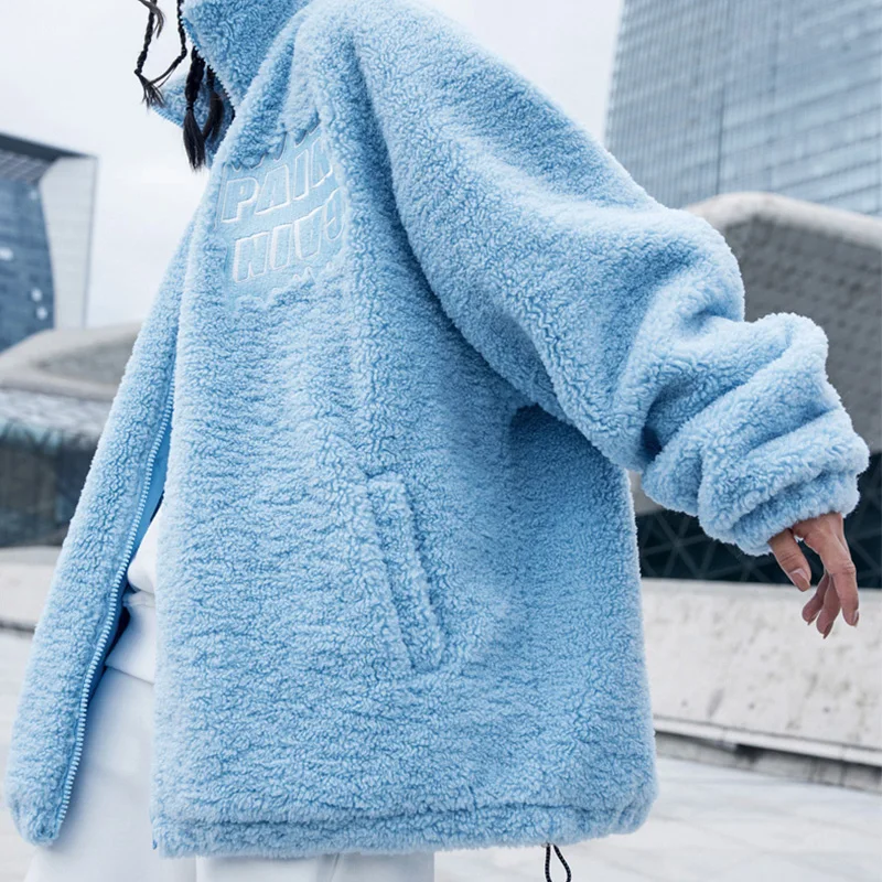 Wholesale winter Outdoor Clothing Mens Custom  Sherpa Jacquard trapstar Fleece Jacket