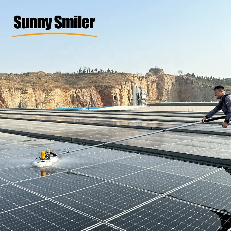 Sunnysmiler Newest Cleaning Machine Solar Panel Robot Cleaner 3.5m 5.5m 7.5m Cleaning Solar Cleaning Equipment