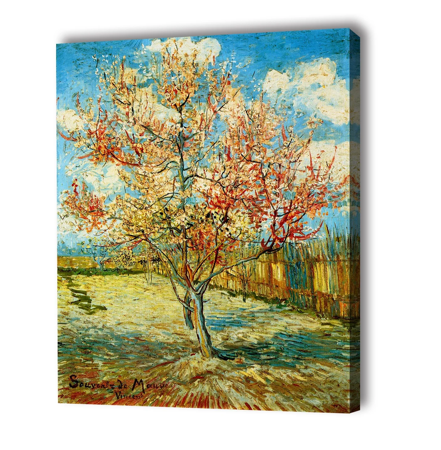
Living room abstract decorative painting world famous painting copy Van Gogh can be customized stretch with wooden frame 