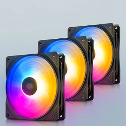 Brand New Deepcool RF120  FC 3 in 1 Kit Case Fan For Gaming Computer Cooling Cooler  PC Case Fan
