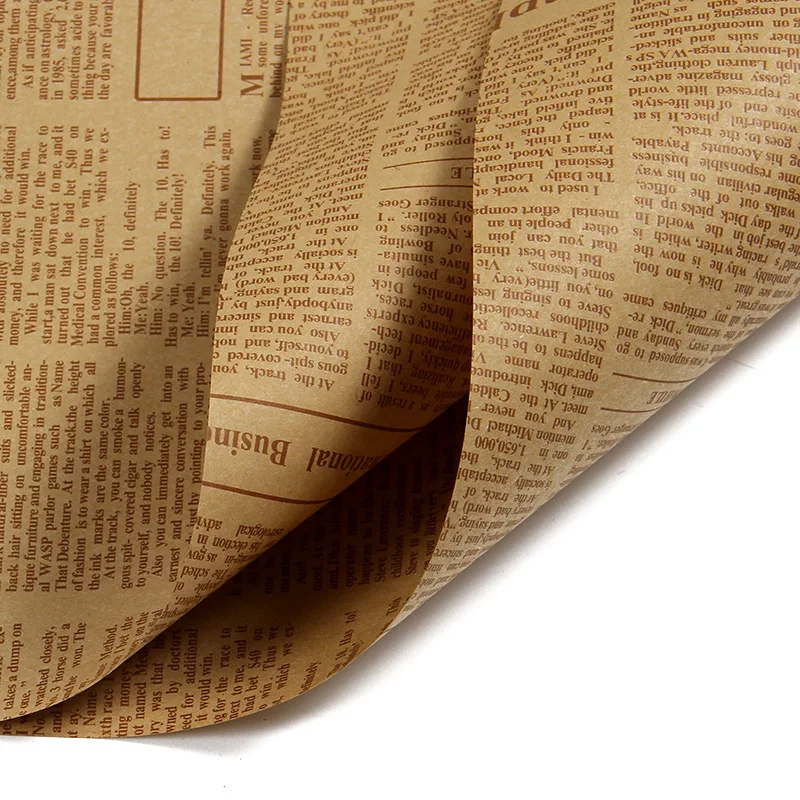 
decorative Newspaper craft paper newspaper wrapping paper 