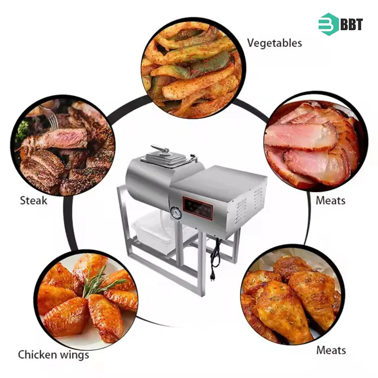 Tumbler Vacuum Marinate 80L Marinated Machine Chicken Commercial Economical Meat Salting Machine