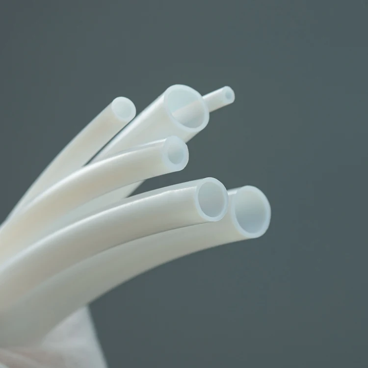Whoessale Virgin PTFE Tube High Temperature Rigid Plastic Tube 1mm 2mm 3mm Inside Hose PTFE Tube