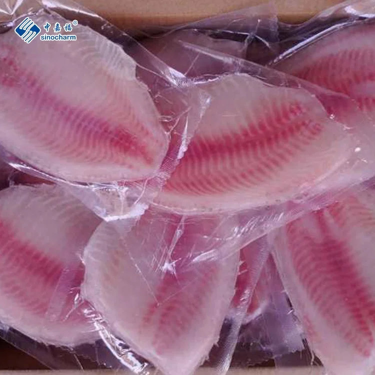 Чиан нилотикус Тилапия филе Замороженная IQF Рыба морепродукты