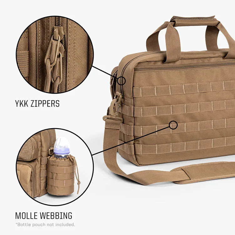 Travel organizer caddy bags with Stroller Straps tactical baby gear with Changing Mat diaper bag