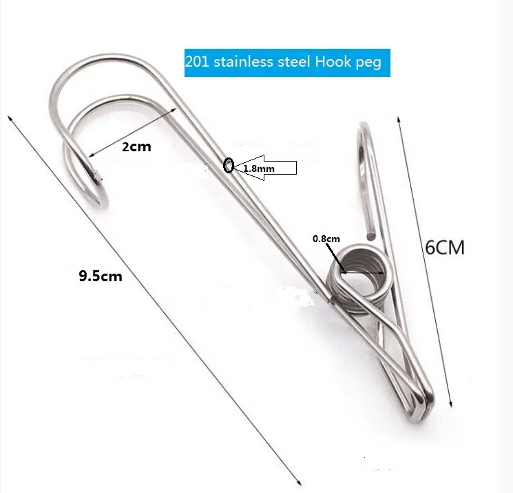Многофункциональные прищепки из нержавеющей стали, металлическая проволока, прищепки для одежды, прищепки для офиса